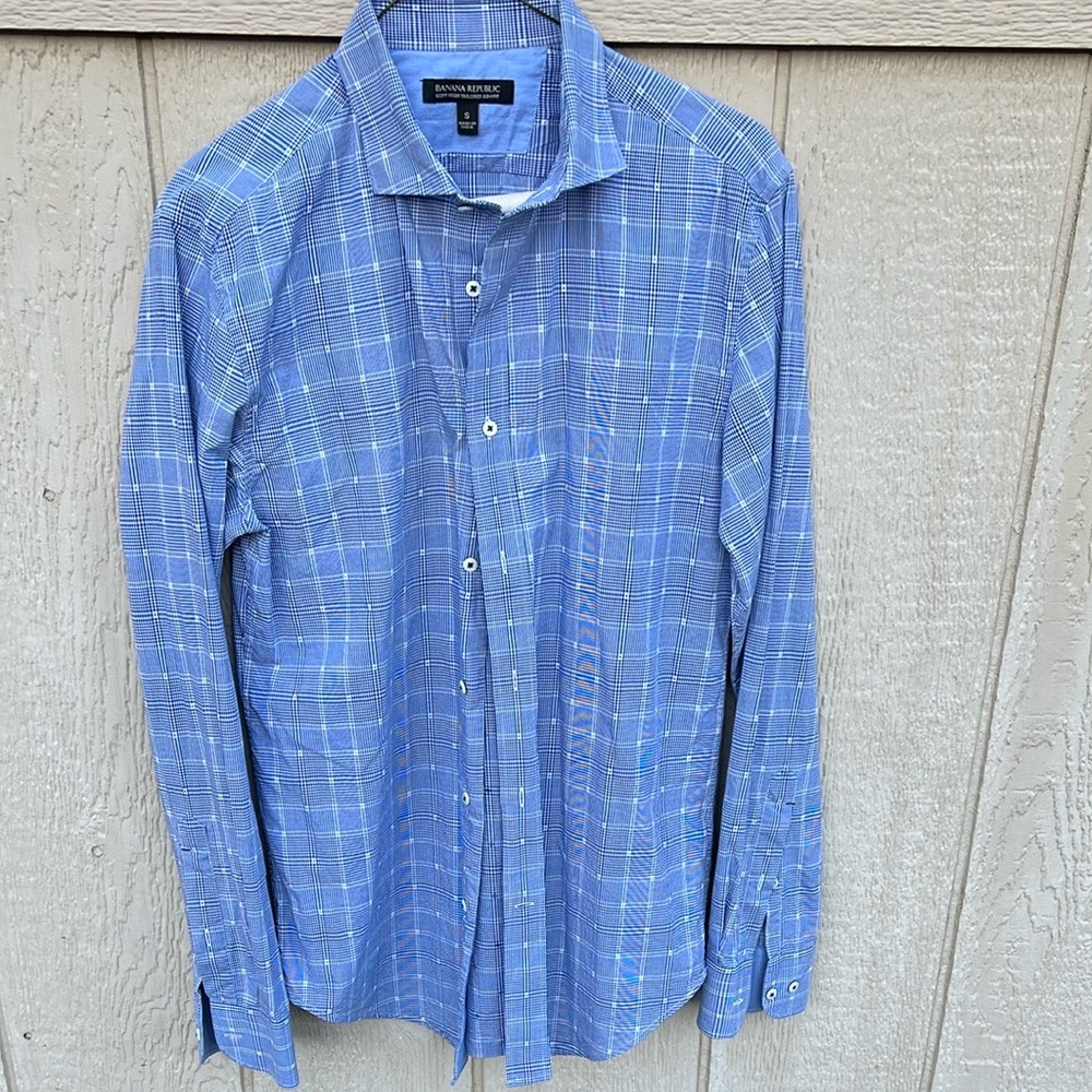 Bonobos Blue Checkered Men's Shirt
